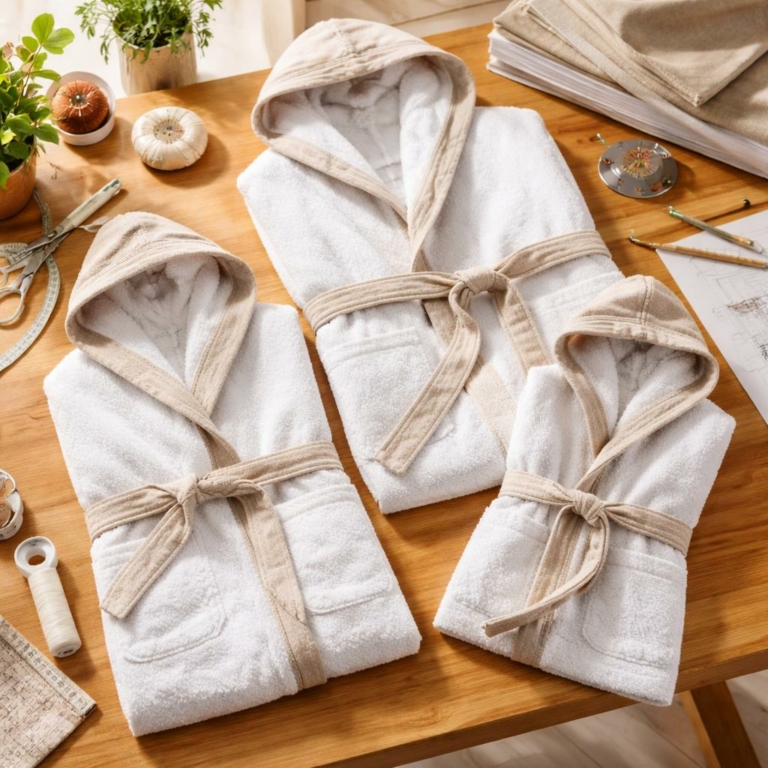 DIY Sortie de bain « Robin » — Patron simple et élégant pour toute la famille